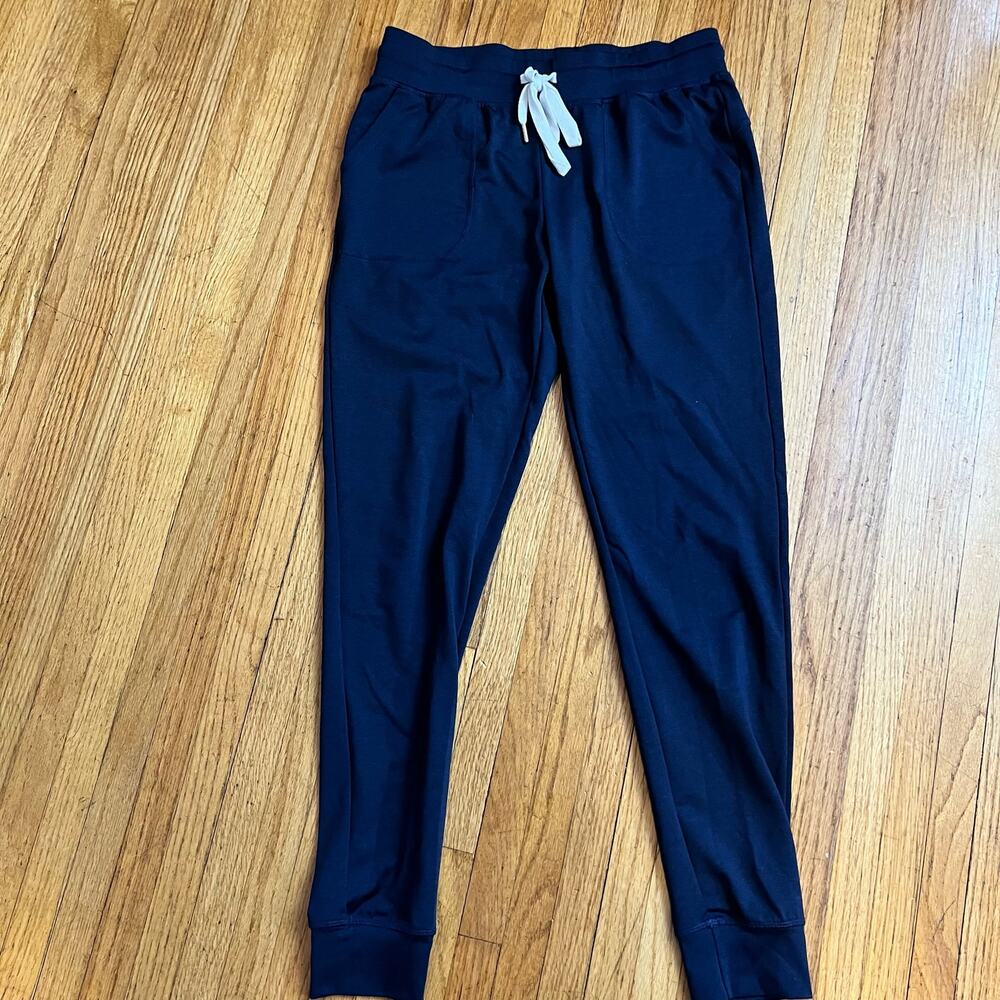 Zyia Cozy Joggers Womens Small Blue Soft Pants Active